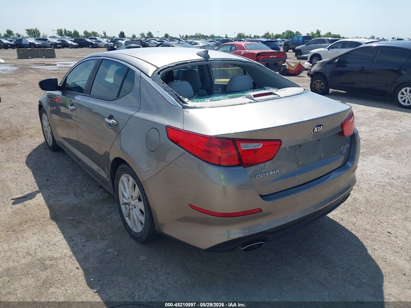 2015 Kia Optima VIN 5XXGN4A71FG406900 IAAI salvage auction — HAIL, Original (Texas), sold $2,400 on 2026-07-08 (photo 3)