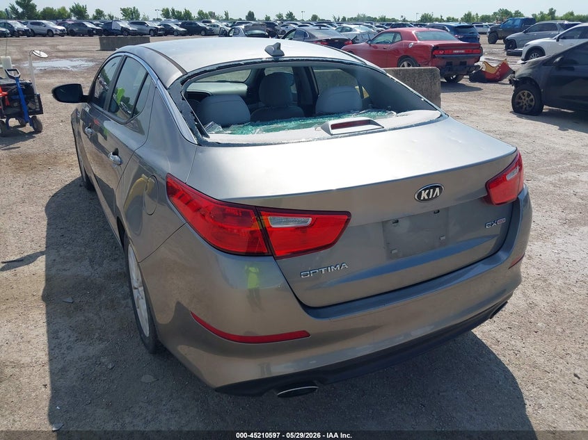 2015 Kia Optima VIN 5XXGN4A71FG406900 IAAI salvage auction — HAIL, Original (Texas), sold $2,400 on 2026-07-08 (photo 6)
