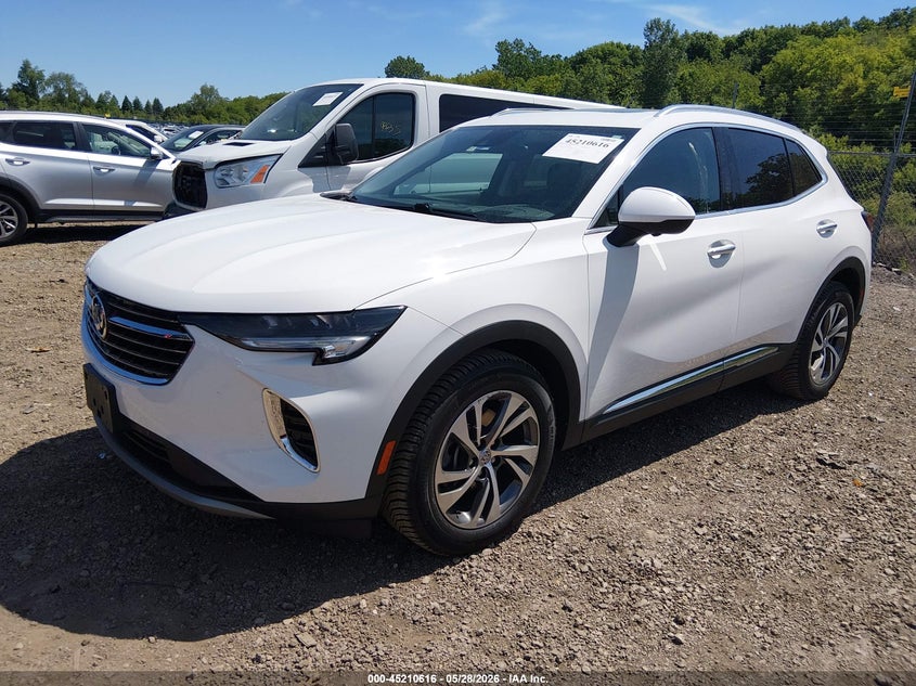 2022 Buick Envision VIN LRBFZNR44ND011147 IAAI salvage auction — REAR END, Salvage Title, sold $5,400 on 2026-07-15 (photo 2)