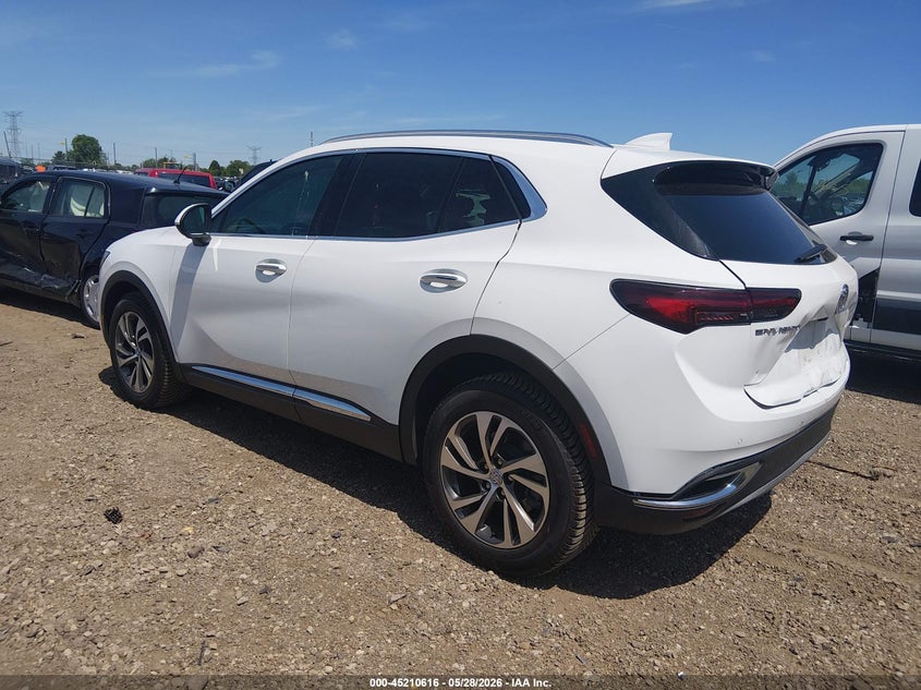 2022 Buick Envision VIN LRBFZNR44ND011147 IAAI salvage auction — REAR END, Salvage Title, sold $5,400 on 2026-07-15 (photo 3)