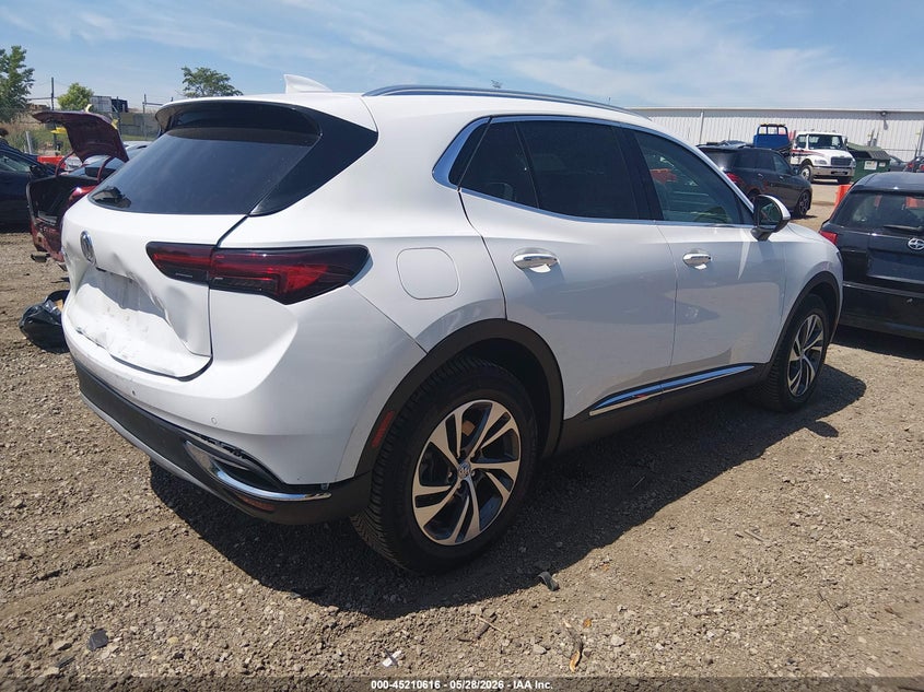 2022 Buick Envision VIN LRBFZNR44ND011147 IAAI salvage auction — REAR END, Salvage Title, sold $5,400 on 2026-07-15 (photo 4)