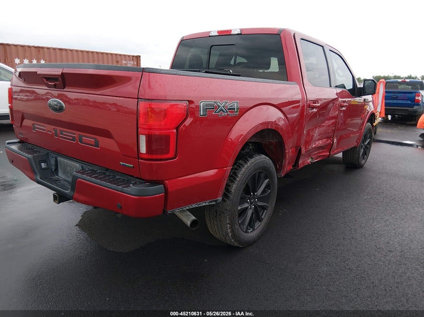 2020 Ford F-150 VIN 1FTEW1E45LFB47406 IAAI salvage auction — RIGHT REAR, Salvage (Illinois), sold $13,100 on 2026-08-20 (photo 4)
