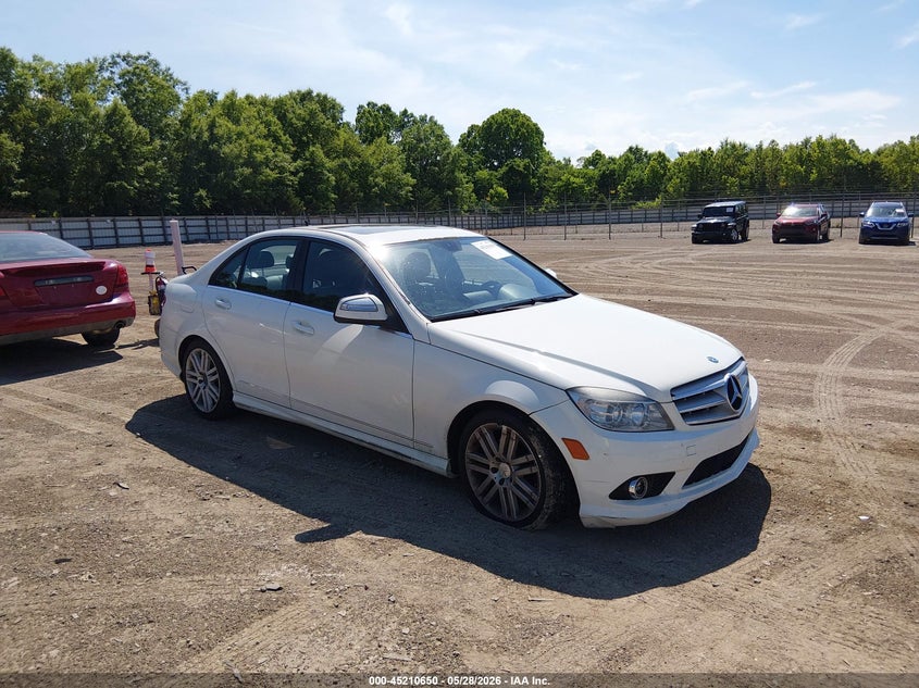 2009 Mercedes-benz C class VIN WDDGF54X99F234428 IAAI salvage auction — FRONT & REAR, Salvage (Tennessee), sold $25 on 2026-07-15 (photo 1)