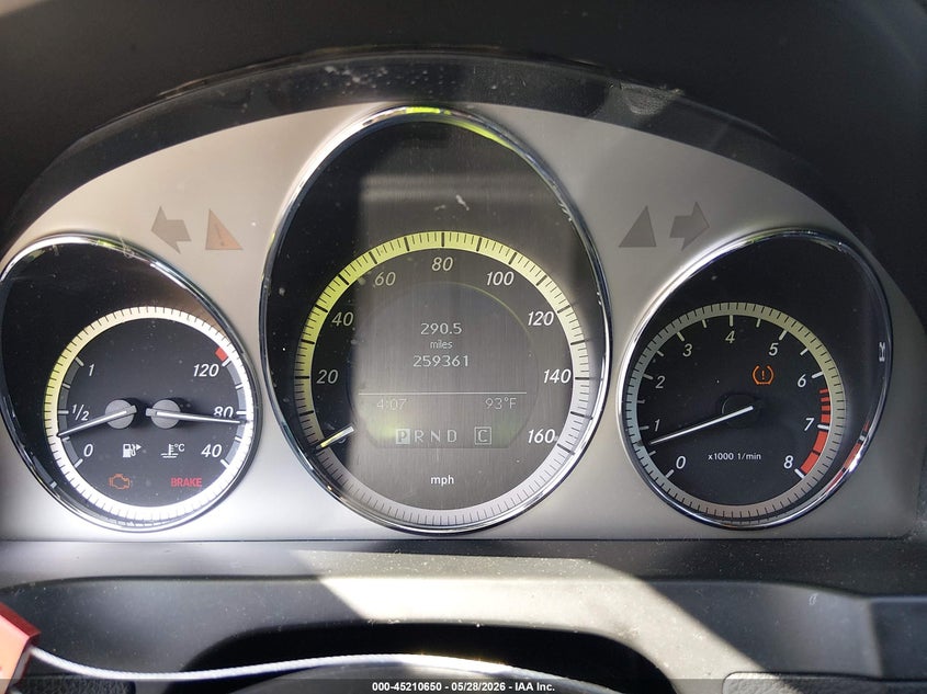 2009 Mercedes-benz C class VIN WDDGF54X99F234428 IAAI salvage auction — FRONT & REAR, Salvage (Tennessee), sold $25 on 2026-07-15 (photo 7)