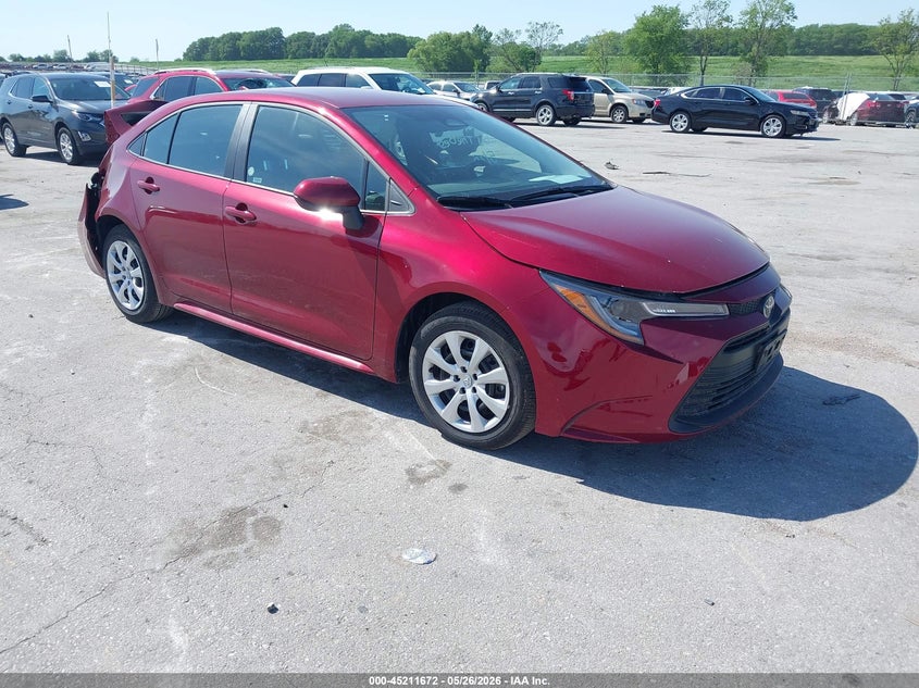 2026 Toyota Corolla VIN 5YFB4MDE6TP426926 IAAI salvage auction — REAR END, Salvage Title, sold $2,550 on 2026-07-21 (photo 1)