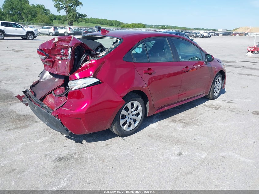 2026 Toyota Corolla VIN 5YFB4MDE6TP426926 IAAI salvage auction — REAR END, Salvage Title, sold $2,550 on 2026-07-21 (photo 4)