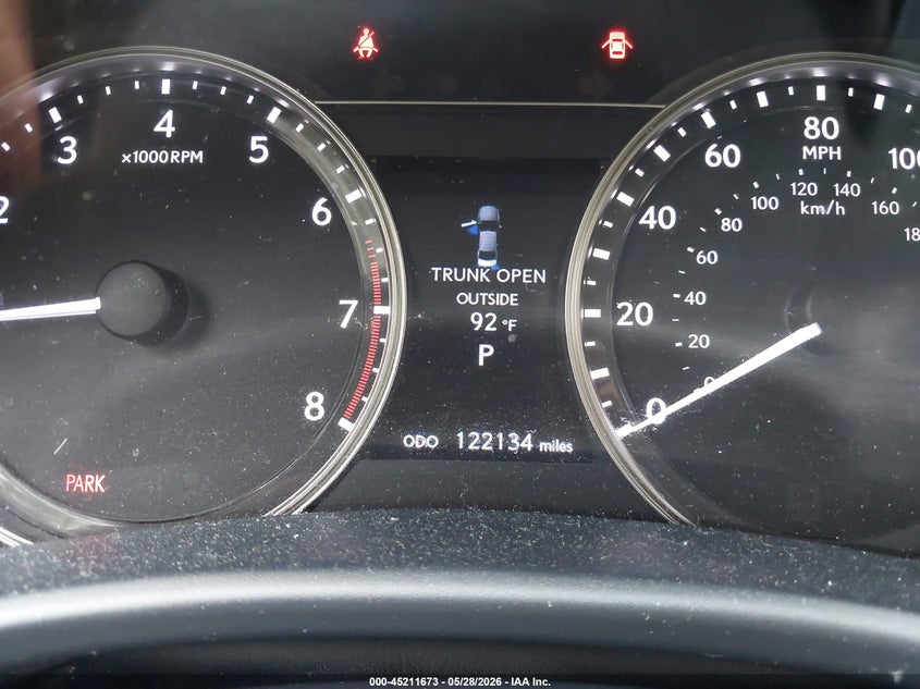 2015 Lexus Gs VIN JTHBE1BL1FA002283 IAAI salvage auction — REAR END, Salvage Title, sold $4,150 on 2026-07-21 (photo 7)