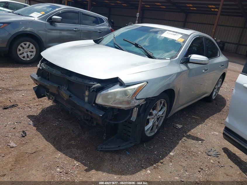 2014 Nissan Maxima VIN 1N4AA5AP7EC910251 IAAI salvage auction — FRONT END, Salvage Title, sold $250 on 2026-07-22 (photo 2)