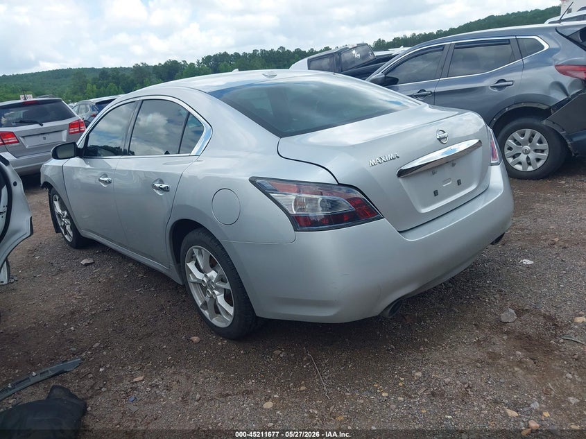 2014 Nissan Maxima VIN 1N4AA5AP7EC910251 IAAI salvage auction — FRONT END, Salvage Title, sold $250 on 2026-07-22 (photo 3)