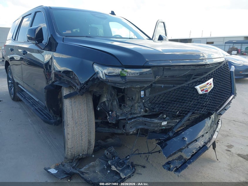 2021 Cadillac Escalade VIN 1GYS4GKLXMR421572 IAAI salvage auction — FRONT END, Salvage Title, sold $30,050 on 2026-09-10 (photo 6)