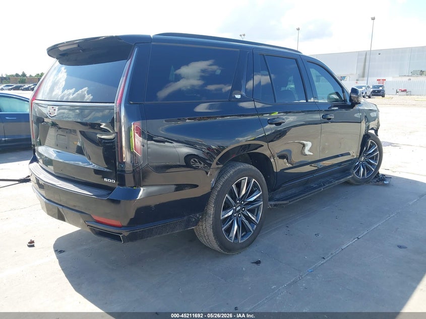 2021 Cadillac Escalade VIN 1GYS4GKLXMR421572 IAAI salvage auction — FRONT END, Salvage Title, sold $30,050 on 2026-09-10 (photo 4)