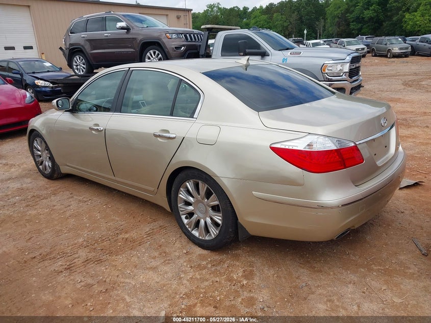 2009 Hyundai Genesis VIN KMHGC46EX9U033508 IAAI salvage auction — FRONT END, Salvage (North Carolina), sold $450 on 2026-07-08 (photo 3)