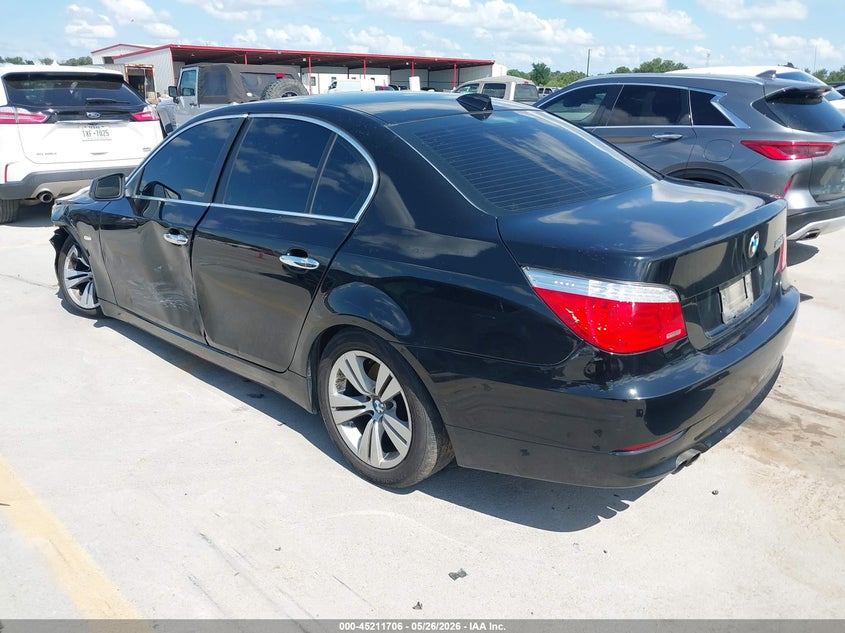 2010 BMW 5 series VIN WBANU5C55AC366337 IAAI salvage auction — LEFT FRONT, Original (Texas), sold $300 on 2026-07-23 (photo 3)