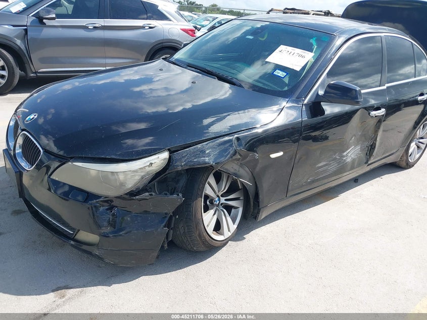 2010 BMW 5 series VIN WBANU5C55AC366337 IAAI salvage auction — LEFT FRONT, Original (Texas), sold $300 on 2026-07-23 (photo 6)