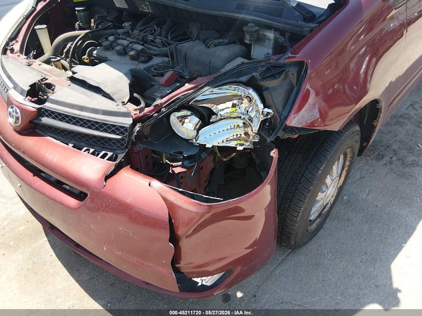 2005 Toyota Sienna VIN 5TDZA23C85S381798 IAAI salvage auction — LEFT FRONT, Salvage (Illinois), sold $650 on 2026-07-07 (photo 6)