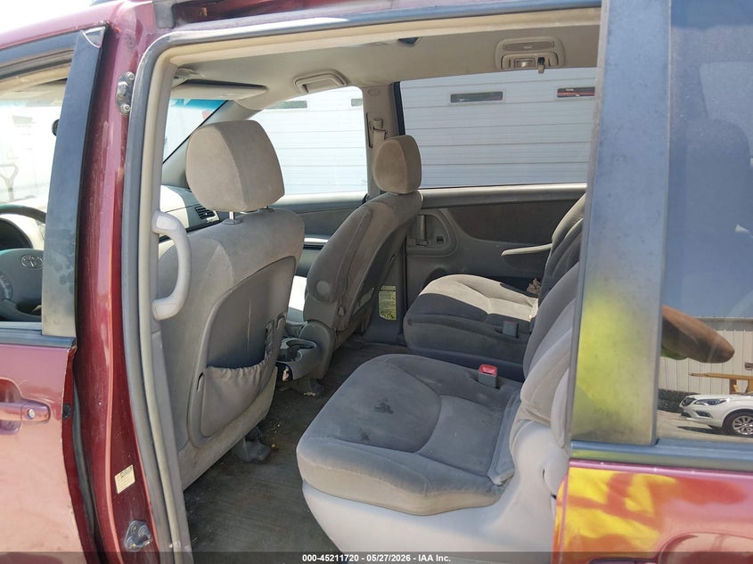 2005 Toyota Sienna VIN 5TDZA23C85S381798 IAAI salvage auction — LEFT FRONT, Salvage (Illinois), sold $650 on 2026-07-07 (photo 8)