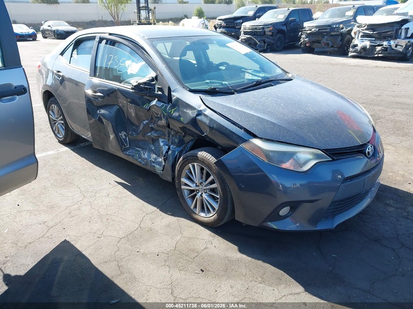 2014 Toyota Corolla VIN 5YFBURHE0EP016763 IAAI salvage auction — RIGHT SIDE, Salvage Title, sold $1,750 on 2026-07-24 (photo 1)
