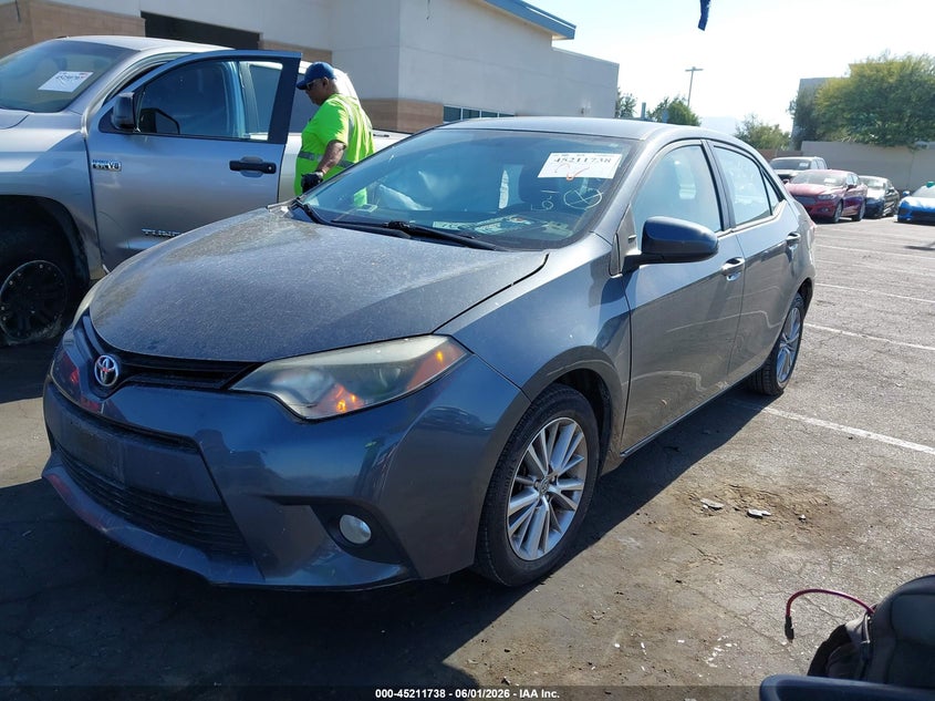 2014 Toyota Corolla VIN 5YFBURHE0EP016763 IAAI salvage auction — RIGHT SIDE, Salvage Title, sold $1,750 on 2026-07-24 (photo 2)