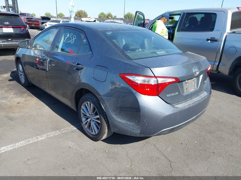 2014 Toyota Corolla VIN 5YFBURHE0EP016763 IAAI salvage auction — RIGHT SIDE, Salvage Title, sold $1,750 on 2026-07-24 (photo 3)