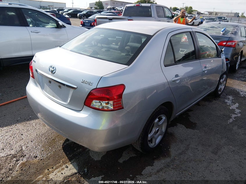 2010 Toyota Yaris VIN JTDBT4K31A4066422 IAAI salvage auction — RIGHT FRONT, Clear (Oklahoma), sold $1,750 on 2026-07-14 (photo 4)