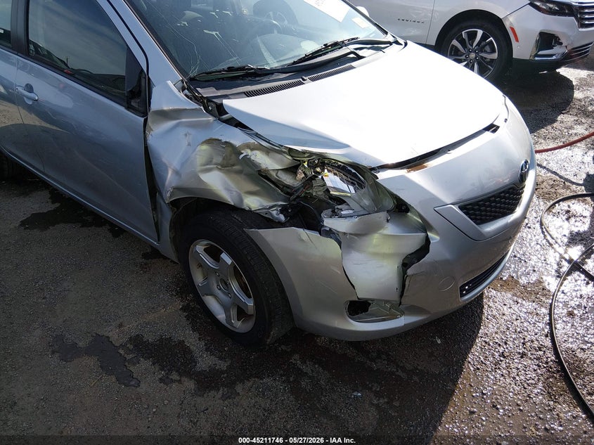 2010 Toyota Yaris VIN JTDBT4K31A4066422 IAAI salvage auction — RIGHT FRONT, Clear (Oklahoma), sold $1,750 on 2026-07-14 (photo 6)