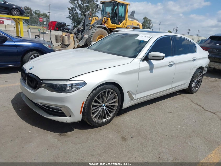 2017 BMW 5er VIN WBAJA5C33HG896203 IAAI salvage auction — REAR END, Salvage Title, sold $7,700 on 2026-07-09 (photo 2)