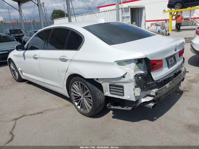 2017 BMW 5er VIN WBAJA5C33HG896203 IAAI salvage auction — REAR END, Salvage Title, sold $7,700 on 2026-07-09 (photo 3)