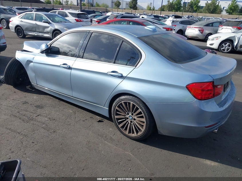 2014 BMW 3er VIN WBA3A9C59EF479283 IAAI salvage auction — LEFT FRONT, Salvage Title, sold $1,725 on 2026-07-10 (photo 3)