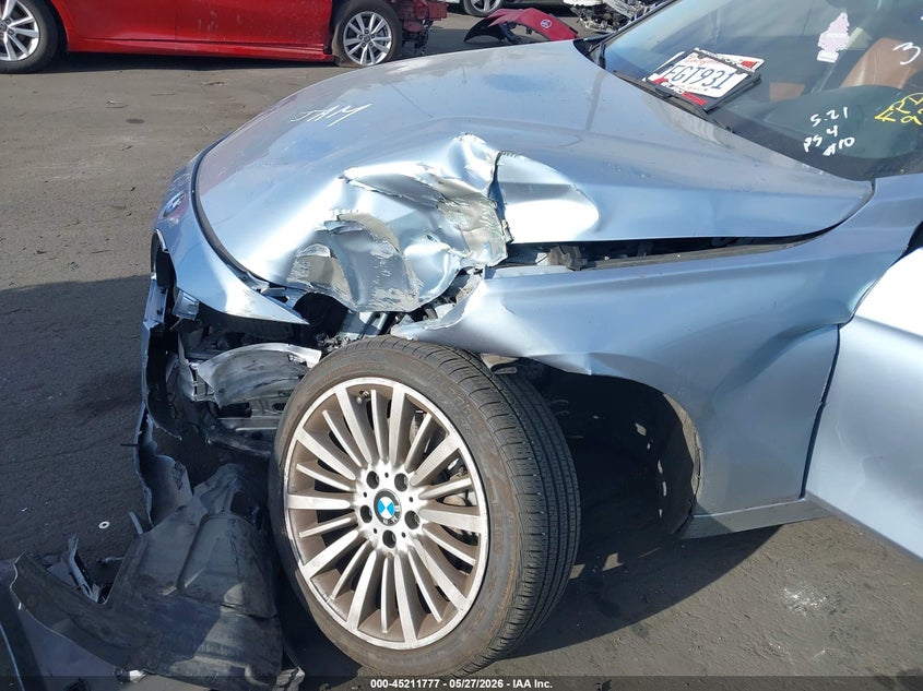 2014 BMW 3er VIN WBA3A9C59EF479283 IAAI salvage auction — LEFT FRONT, Salvage Title, sold $1,725 on 2026-07-10 (photo 6)