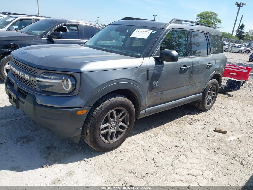 2025 Ford Bronco sport VIN 3FMCR9BN6SRE91723 IAAI salvage auction — REAR END, Salvage Title, sold $7,300 on 2026-07-31 (photo 2)