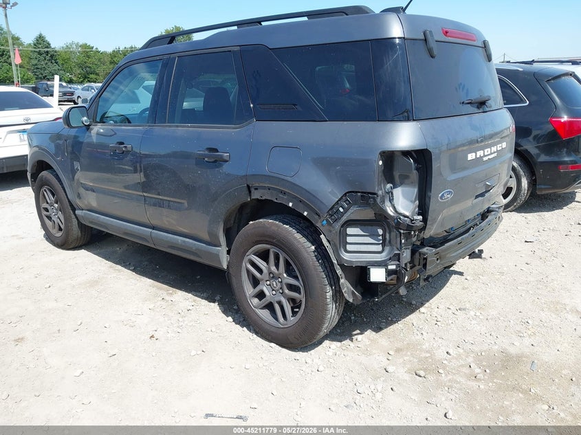 2025 Ford Bronco sport VIN 3FMCR9BN6SRE91723 IAAI salvage auction — REAR END, Salvage Title, sold $7,300 on 2026-07-31 (photo 3)