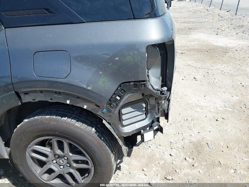 2025 Ford Bronco sport VIN 3FMCR9BN6SRE91723 IAAI salvage auction — REAR END, Salvage Title, sold $7,300 on 2026-07-31 (photo 6)