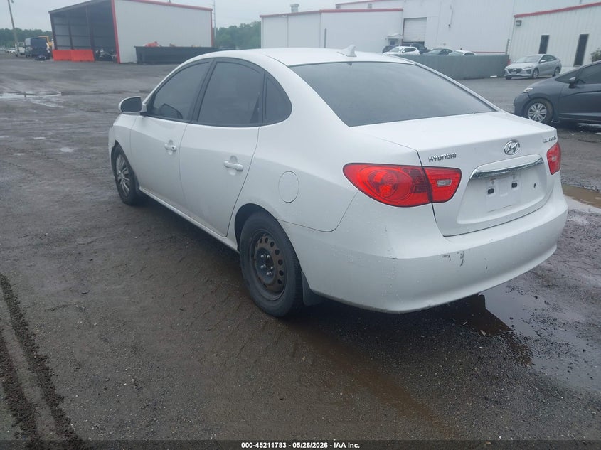 2010 Hyundai Elantra VIN KMHDU4ADXAU016128 IAAI salvage auction — NORMAL WEAR, Clear (Maryland), sold $400 on 2026-07-08 (photo 3)