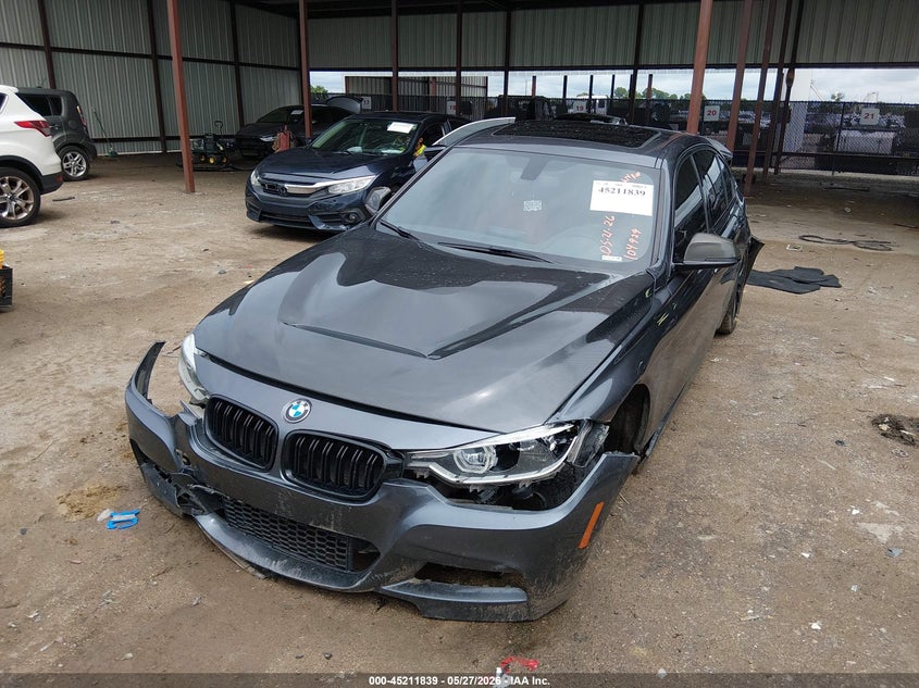 2018 BMW 3er VIN WBA8B7C54JA573005 IAAI salvage auction — FRONT & REAR, Salvage Title, sold $4,475 on 2026-09-10 (photo 2)