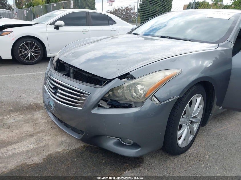 2013 Infiniti G VIN JN1CV6EK7DM922553 IAAI salvage auction — FRONT END, Salvage Title, sold $2,100 on 2026-07-13 (photo 6)