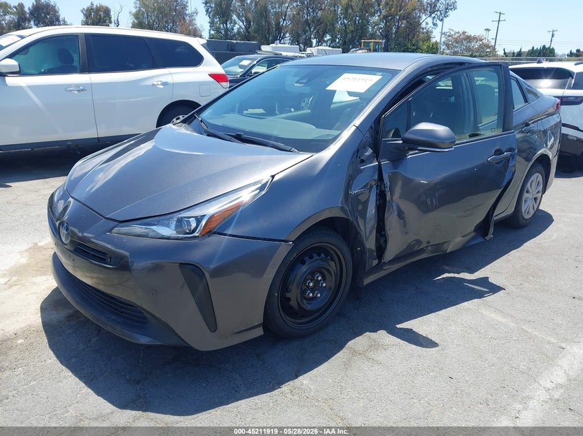 2021 Toyota Prius VIN JTDKAMFU9M3149261 IAAI salvage auction — SIDE, Salvage Title, sold $4,800 on 2026-07-23 (photo 2)