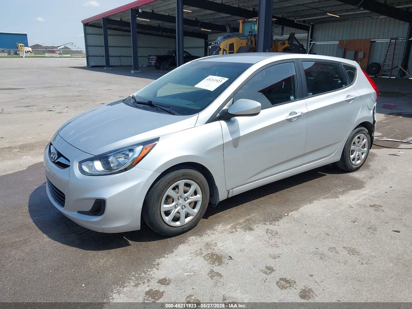 2013 Hyundai Accent VIN KMHCT5AE1DU093164 IAAI salvage auction — REAR END, Certificate Of Title (Nebraska), sold $1,300 on 2026-07-29 (photo 2)
