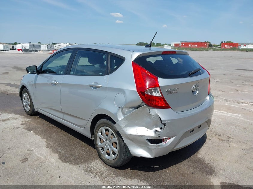 2013 Hyundai Accent VIN KMHCT5AE1DU093164 IAAI salvage auction — REAR END, Certificate Of Title (Nebraska), sold $1,300 on 2026-07-29 (photo 6)