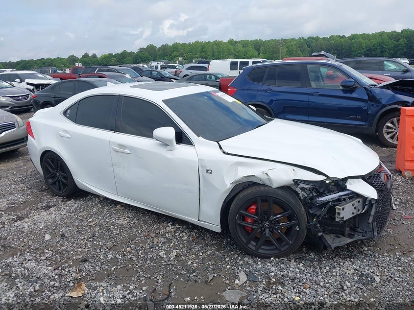 2020 Lexus Is VIN JTHGA1D28L5107834 IAAI salvage auction — FRONT END, Salvage Title, sold $5,800 on 2026-07-08 (photo 1)