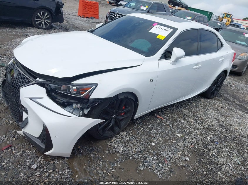 2020 Lexus Is VIN JTHGA1D28L5107834 IAAI salvage auction — FRONT END, Salvage Title, sold $5,800 on 2026-07-08 (photo 2)