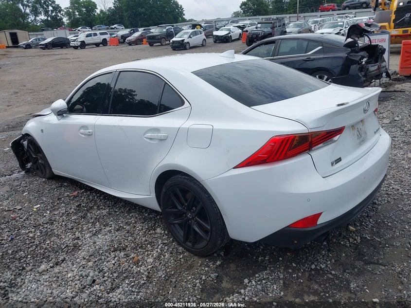 2020 Lexus Is VIN JTHGA1D28L5107834 IAAI salvage auction — FRONT END, Salvage Title, sold $5,800 on 2026-07-08 (photo 3)