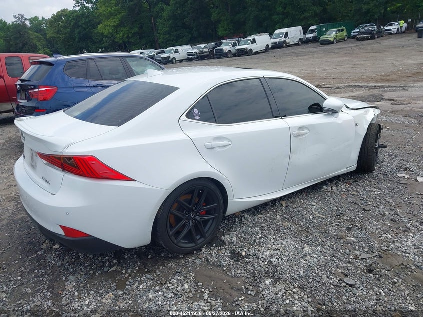 2020 Lexus Is VIN JTHGA1D28L5107834 IAAI salvage auction — FRONT END, Salvage Title, sold $5,800 on 2026-07-08 (photo 4)