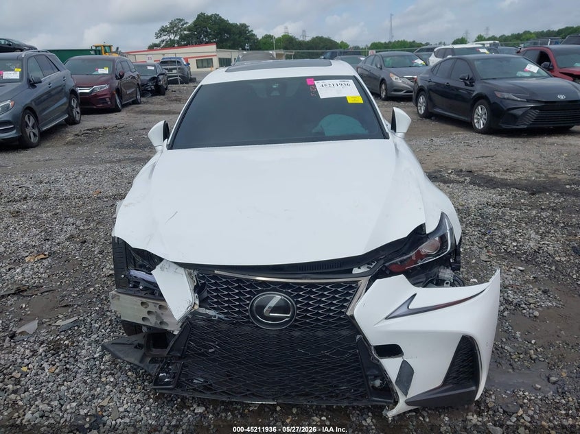 2020 Lexus Is VIN JTHGA1D28L5107834 IAAI salvage auction — FRONT END, Salvage Title, sold $5,800 on 2026-07-08 (photo 6)