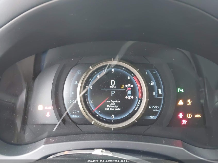 2020 Lexus Is VIN JTHGA1D28L5107834 IAAI salvage auction — FRONT END, Salvage Title, sold $5,800 on 2026-07-08 (photo 7)