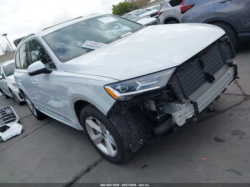 2023 Audi Q7 VIN WA1ACBF73PD021949 IAAI salvage auction — LEFT FRONT, Salvage Title, sold $16,600 on 2026-07-08 (photo 1)