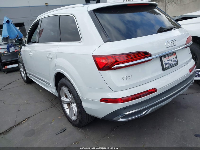 2023 Audi Q7 VIN WA1ACBF73PD021949 IAAI salvage auction — LEFT FRONT, Salvage Title, sold $16,600 on 2026-07-08 (photo 3)