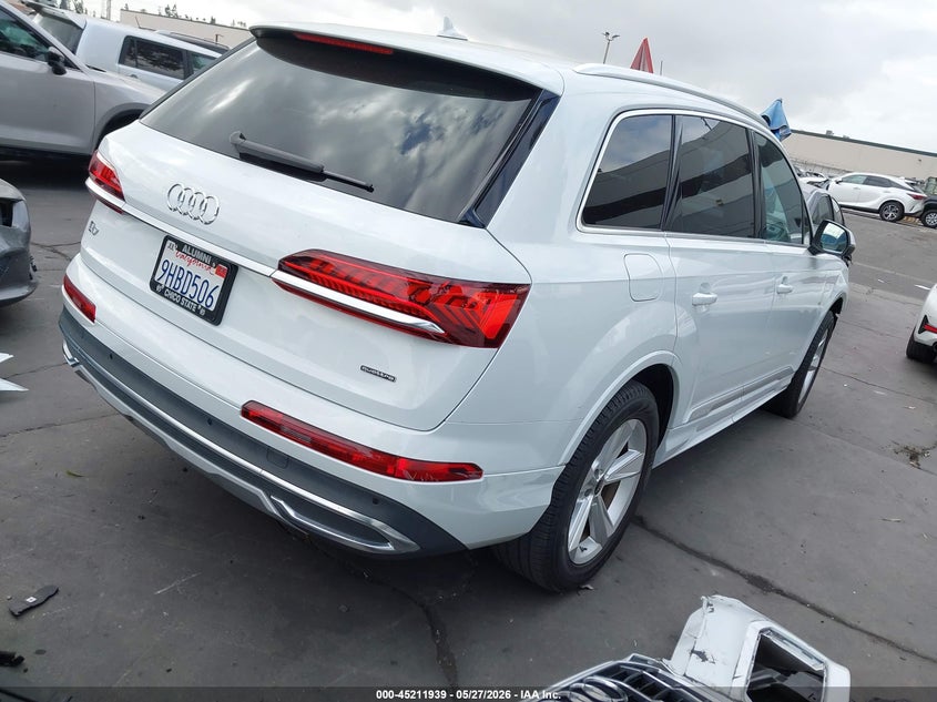 2023 Audi Q7 VIN WA1ACBF73PD021949 IAAI salvage auction — LEFT FRONT, Salvage Title, sold $16,600 on 2026-07-08 (photo 4)