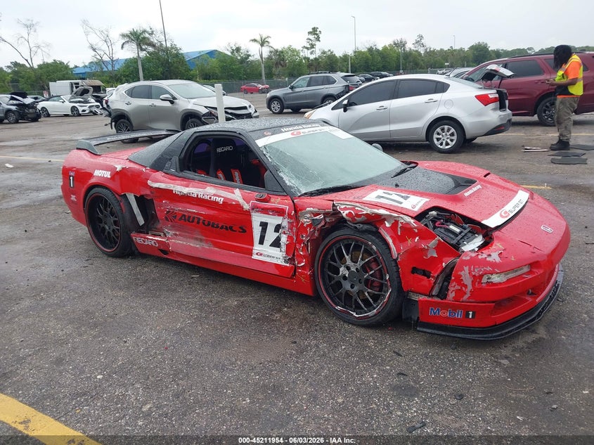 1991 Acura Nsx VIN JH4NA1157MT002124 IAAI salvage auction — RIGHT SIDE, Rebuildable (Florida), sold $40,000 on 2026-07-20 (photo 1)