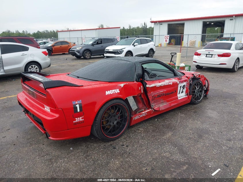 1991 Acura Nsx VIN JH4NA1157MT002124 IAAI salvage auction — RIGHT SIDE, Rebuildable (Florida), sold $40,000 on 2026-07-20 (photo 4)