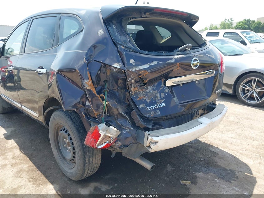 2013 Nissan Rogue VIN JN8AS5MT8DW523984 IAAI salvage auction — REAR END, Rebuilt (Oklahoma), sold $350 on 2026-07-15 (photo 6)